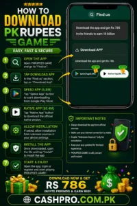 PkRupees Game download guide with step-by-step instructions